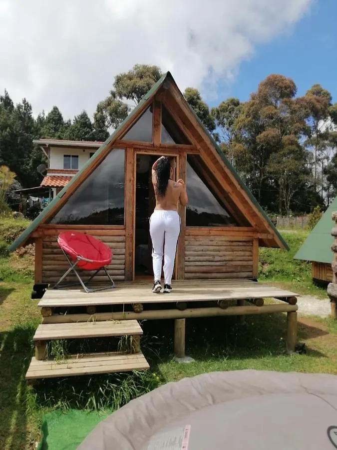 Campsite Behappy Glamping Hotel Medellin